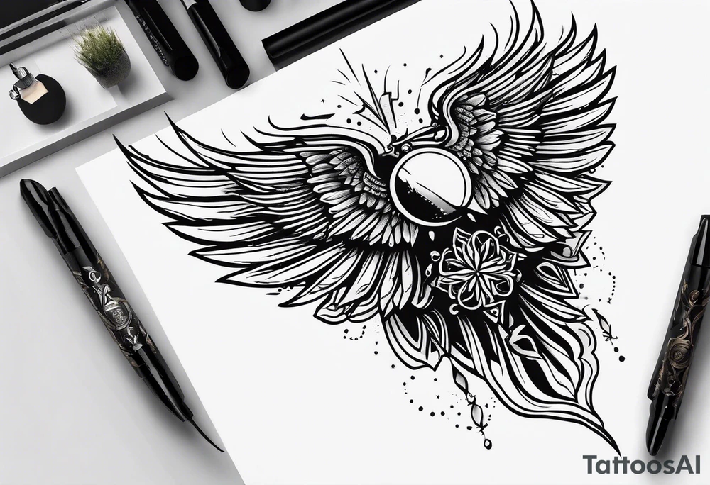 Wings tattoo idea