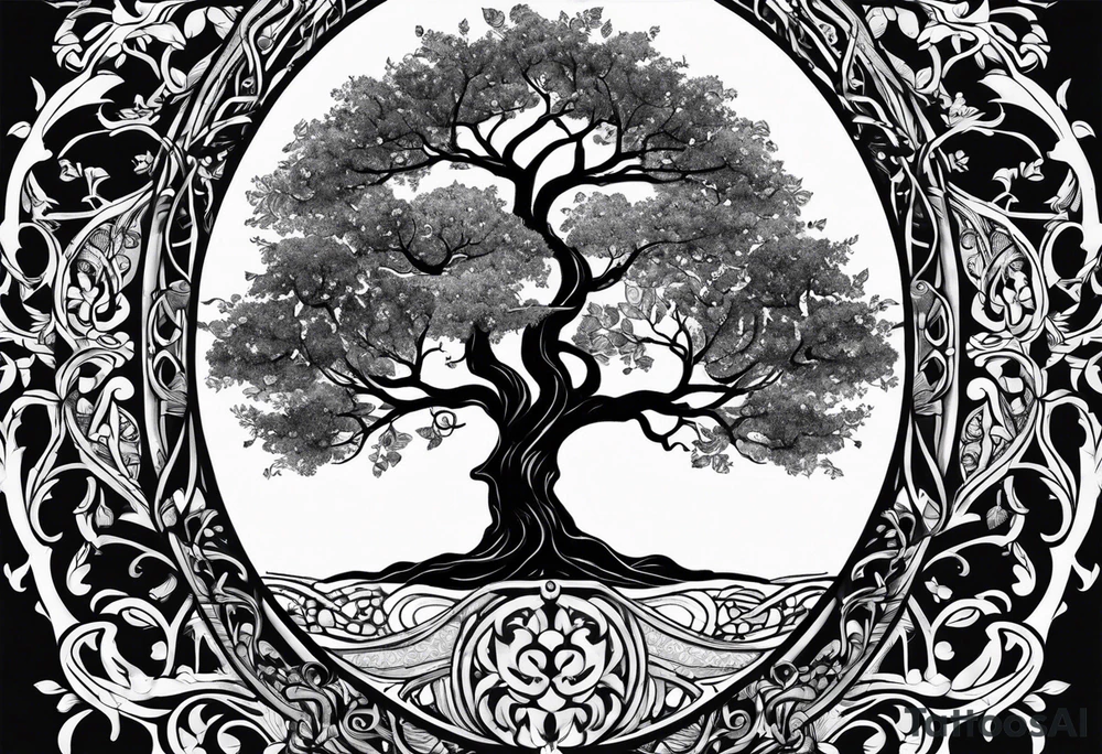 tree of life tattoo idea