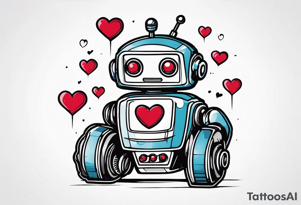 Toys Robot Love tattoo idea