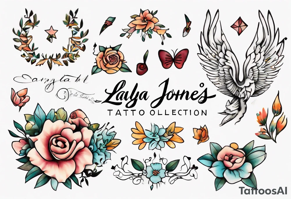 Scripted name, Layla Jones tattoo idea