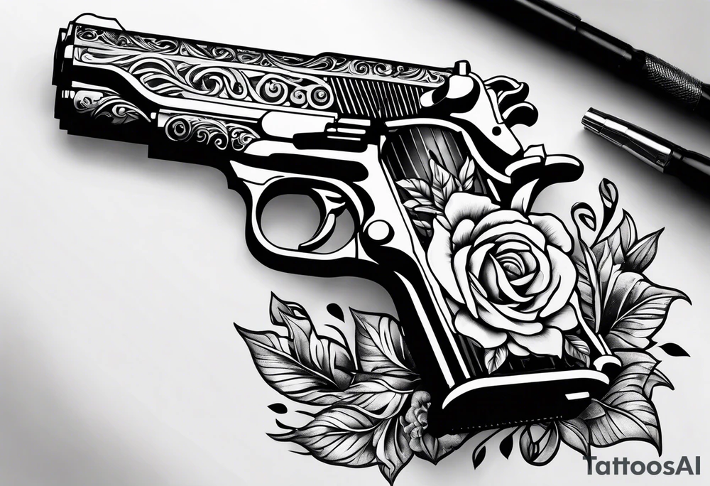 Moneygun tattoo idea