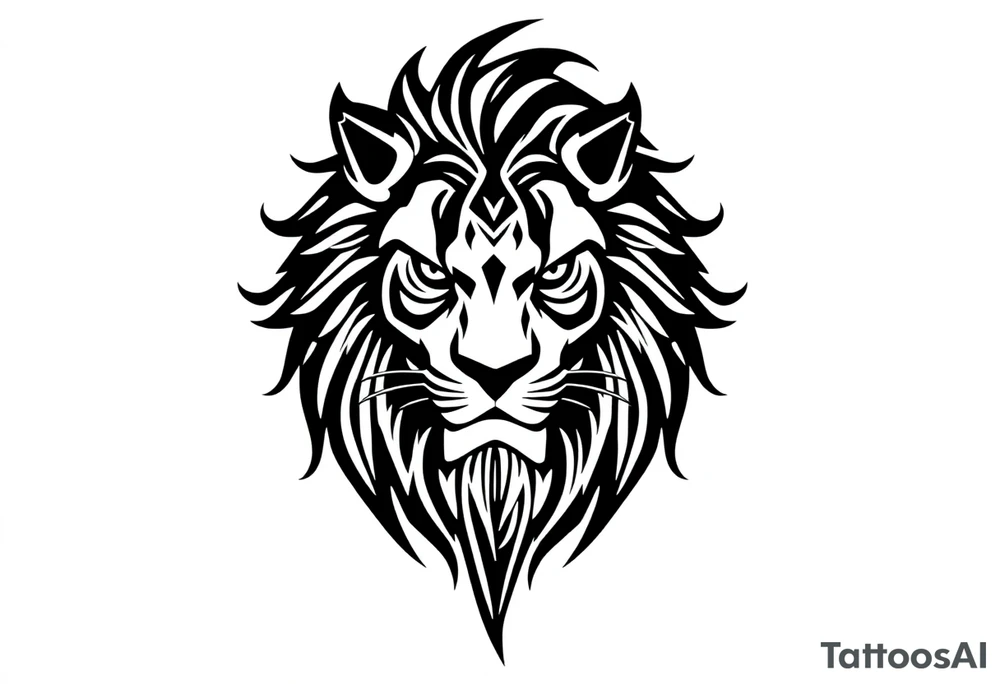 lion tattoo idea
