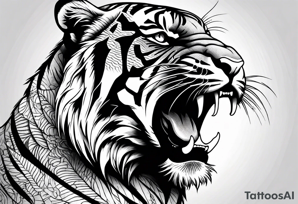 tiger tattoo idea