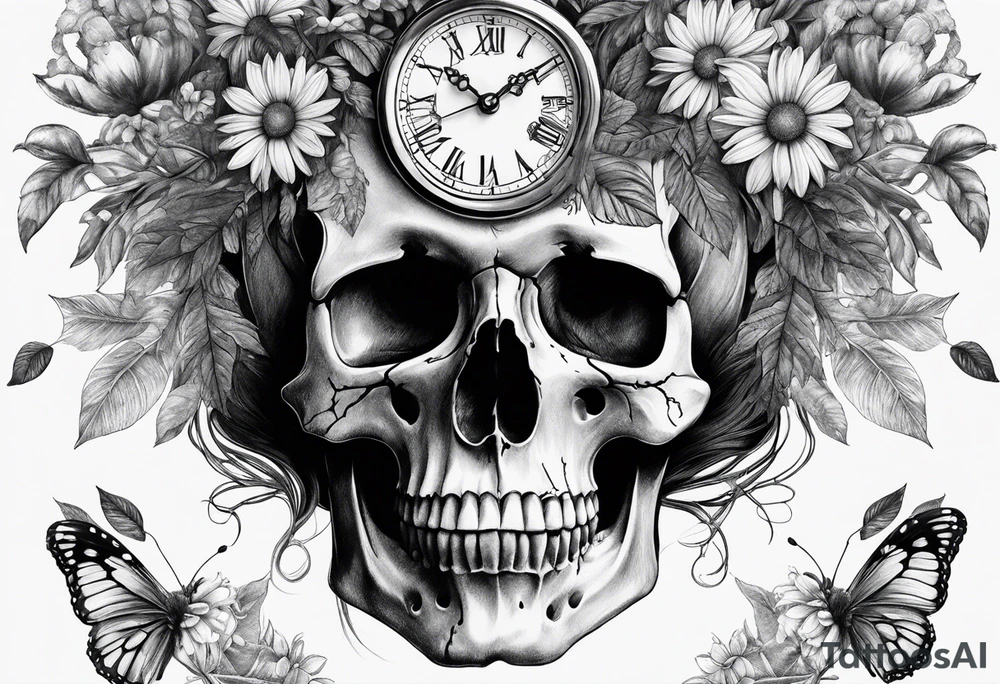 Alexander 
Maverick 
Karsch 
Skulls 
Clocks
Trees 
Daisy tattoo idea