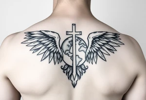 Leftist Christian, political , environmental tattoo on calf or shoulder tattoo idea