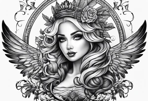 Dolly, acorn, wings tattoo idea