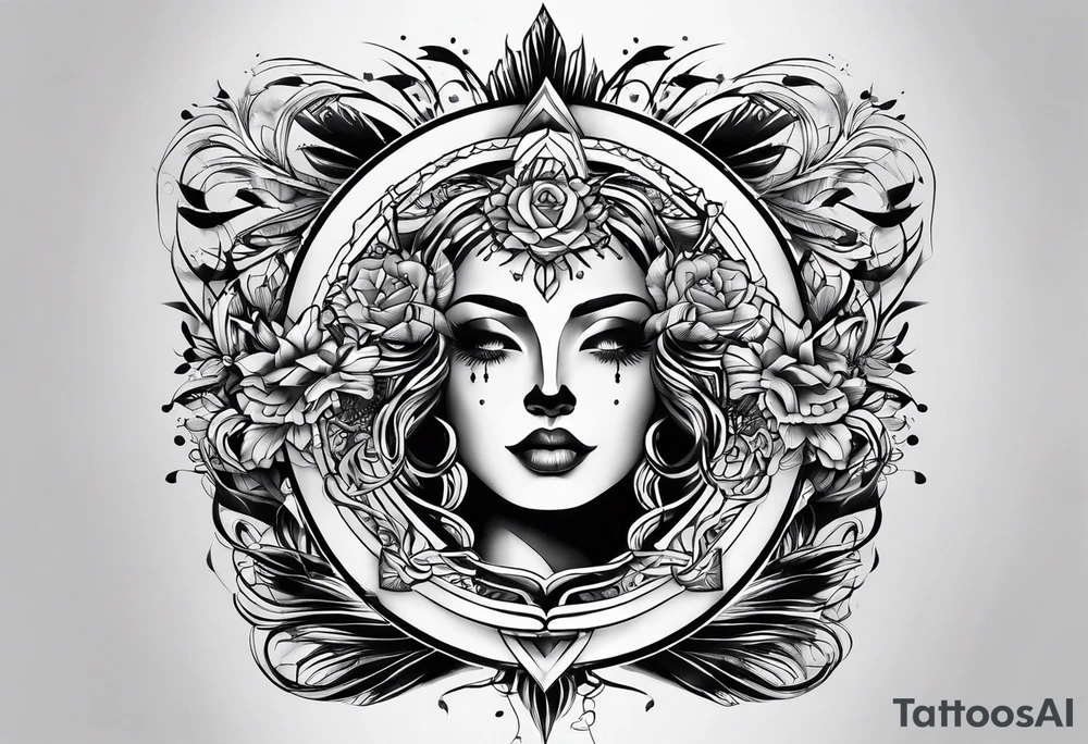 feel no pain show no emotions tattoo idea