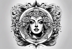 feel no pain show no emotions tattoo idea