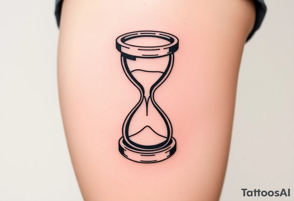 hourglass tattoo idea
