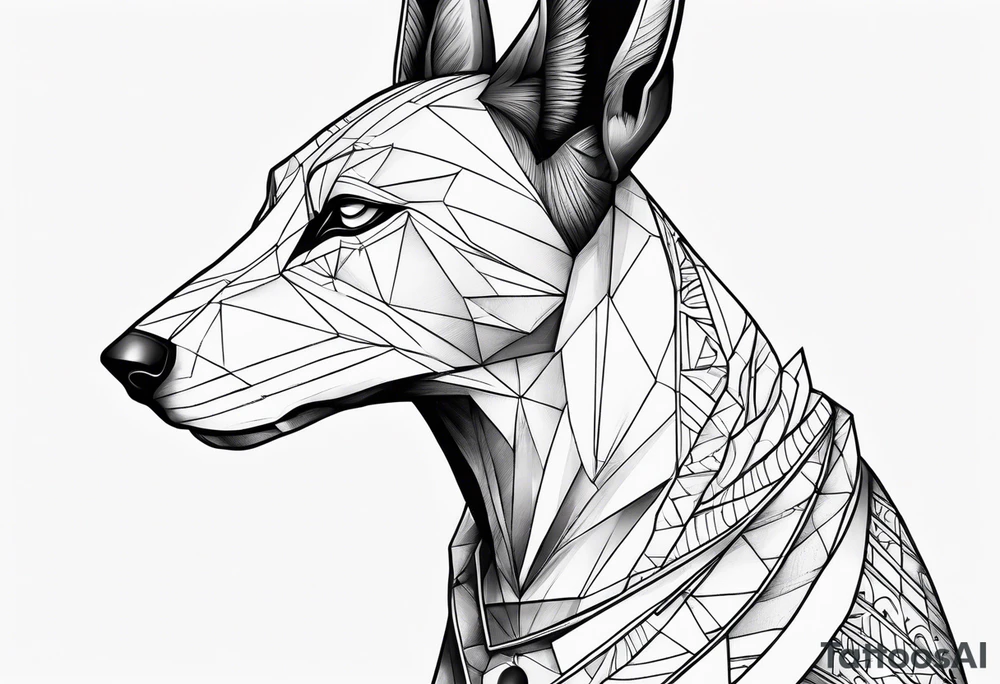 Anubis forearm tattoo idea