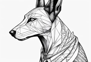 Anubis forearm tattoo idea