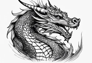 Small dragon tattoo idea