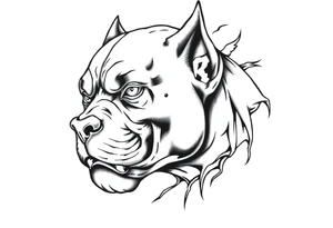 PITBULL tattoo idea
