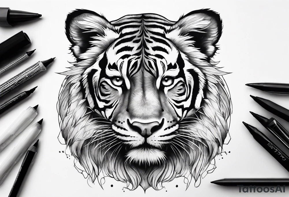 Animal cute tattoo idea