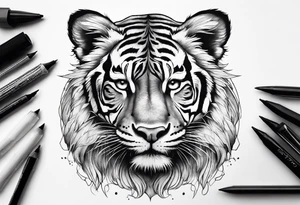 Animal cute tattoo idea
