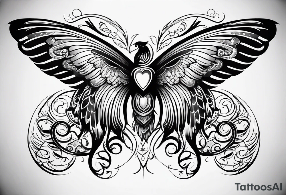 A thigh tattoo, symbol of strength and motherhood. tattoo idea