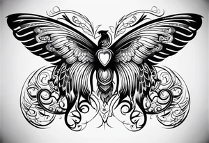 A thigh tattoo, symbol of strength and motherhood. tattoo idea