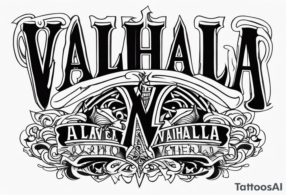 Valhalla tattoo idea