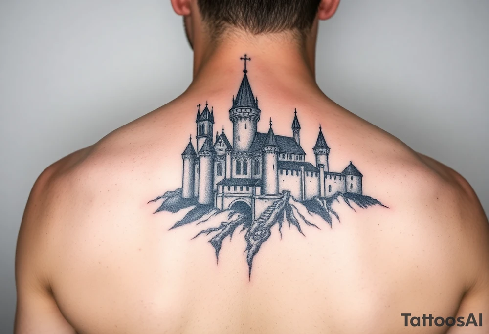 Midevieal castles tattoo idea