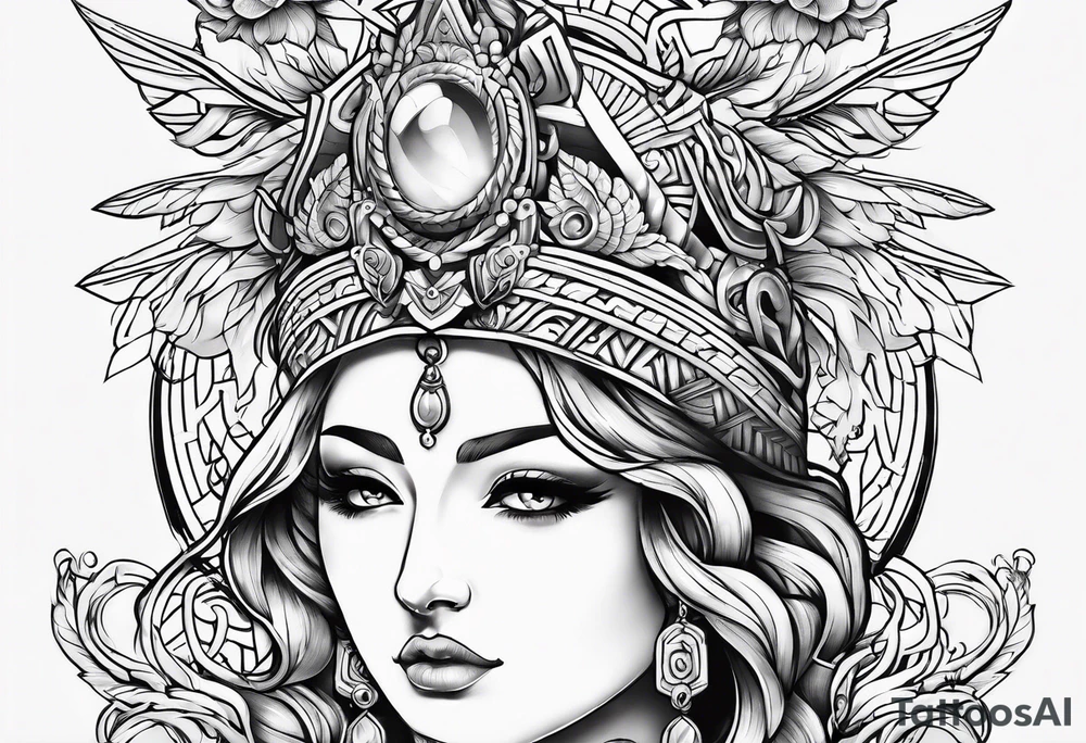 Athena tattoo idea