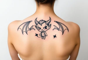 Demon tattoo idea