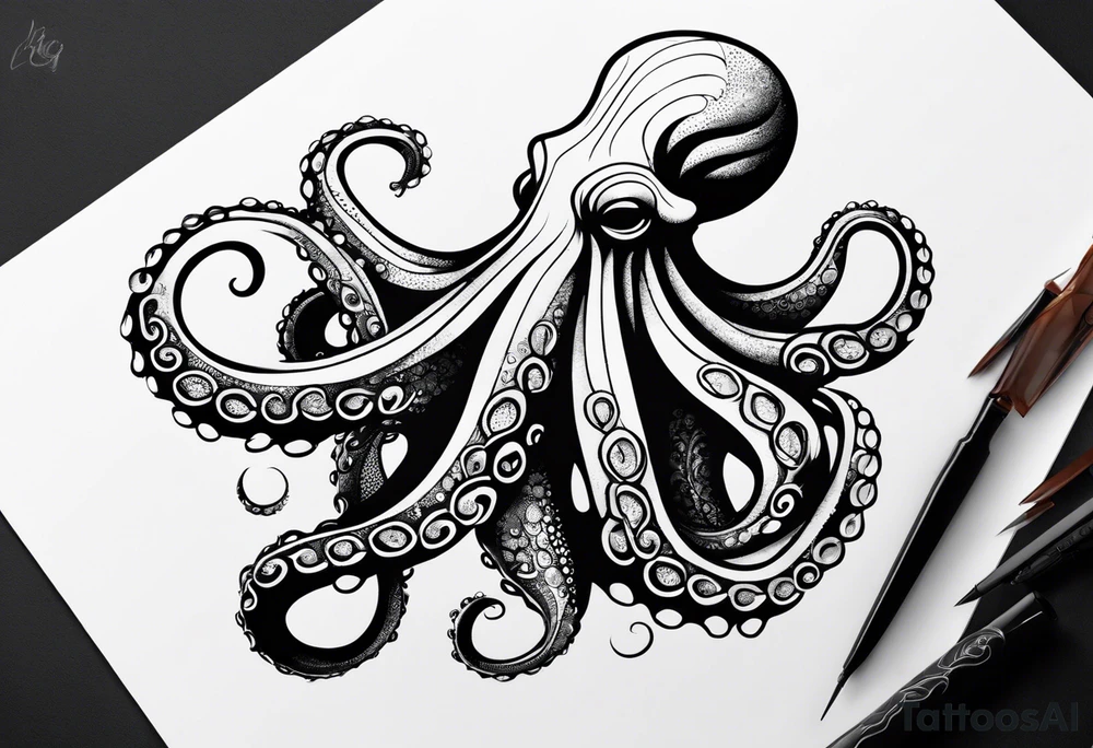 Octopus tattoo idea