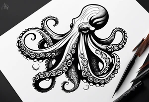 Octopus tattoo idea