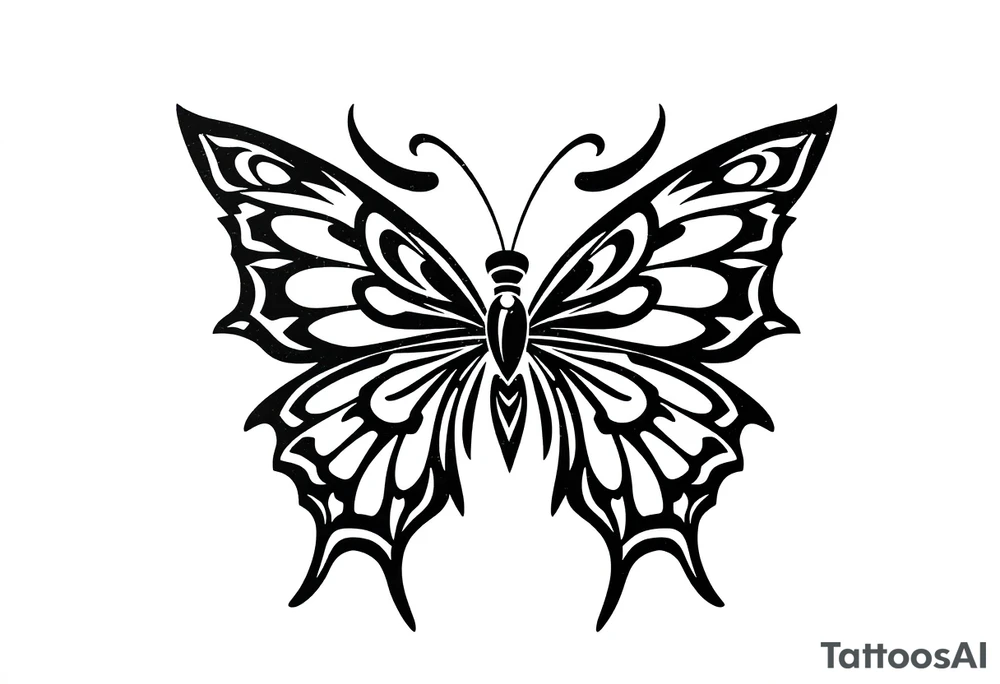 Butterfly tattoo idea