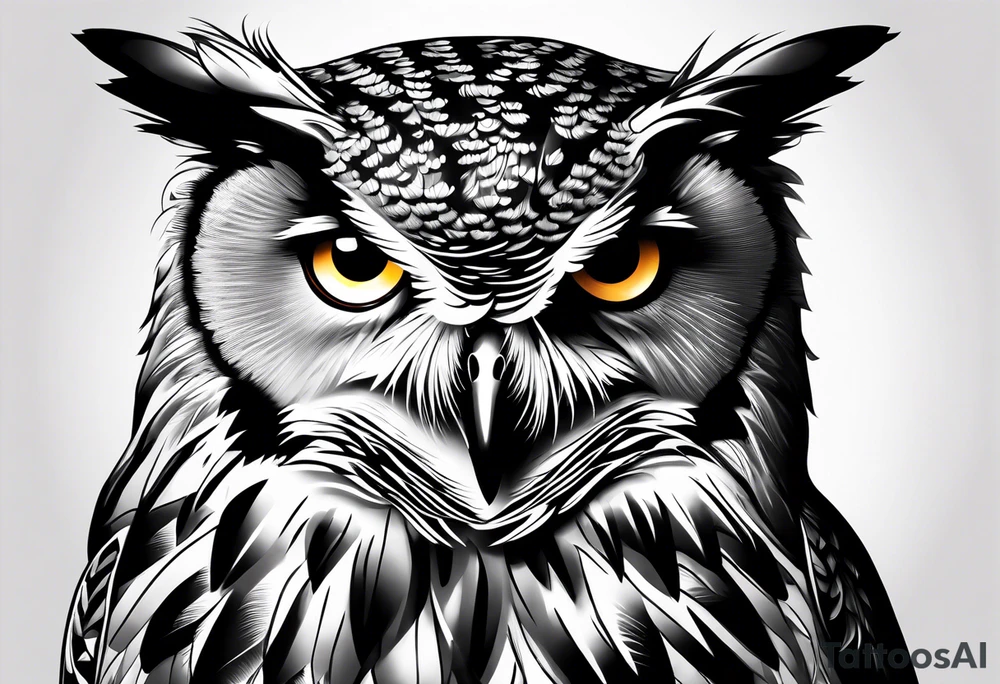 owl tattoo idea
