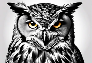 owl tattoo idea