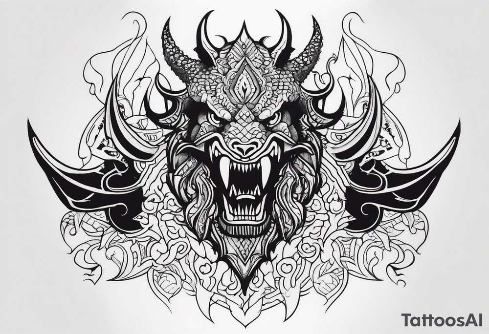 monster, tattoo idea