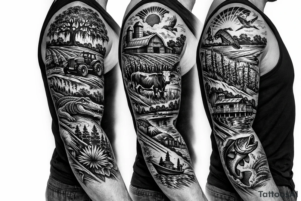 from farmlands of North Florida tattoo idea