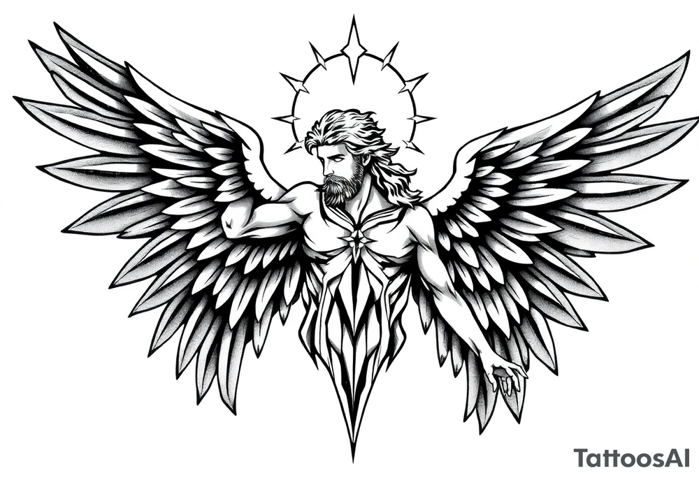 Holy Archangel, Biblical, Christian, Archangel Michael tattoo idea Holy Archangel, Biblical, Christian, Archangel Michael tattoo idea