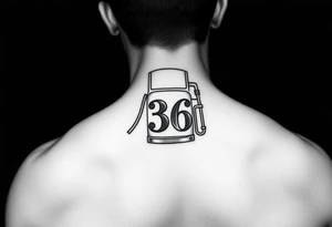Fuel pump with number 36 tattoo idea