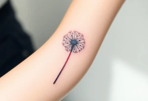 Dandelion real 
with shadows tattoo idea