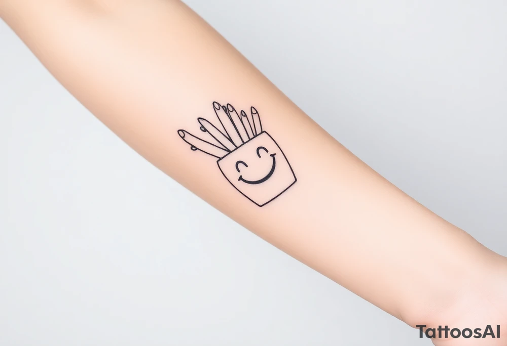 Smiley Fry tattoo idea