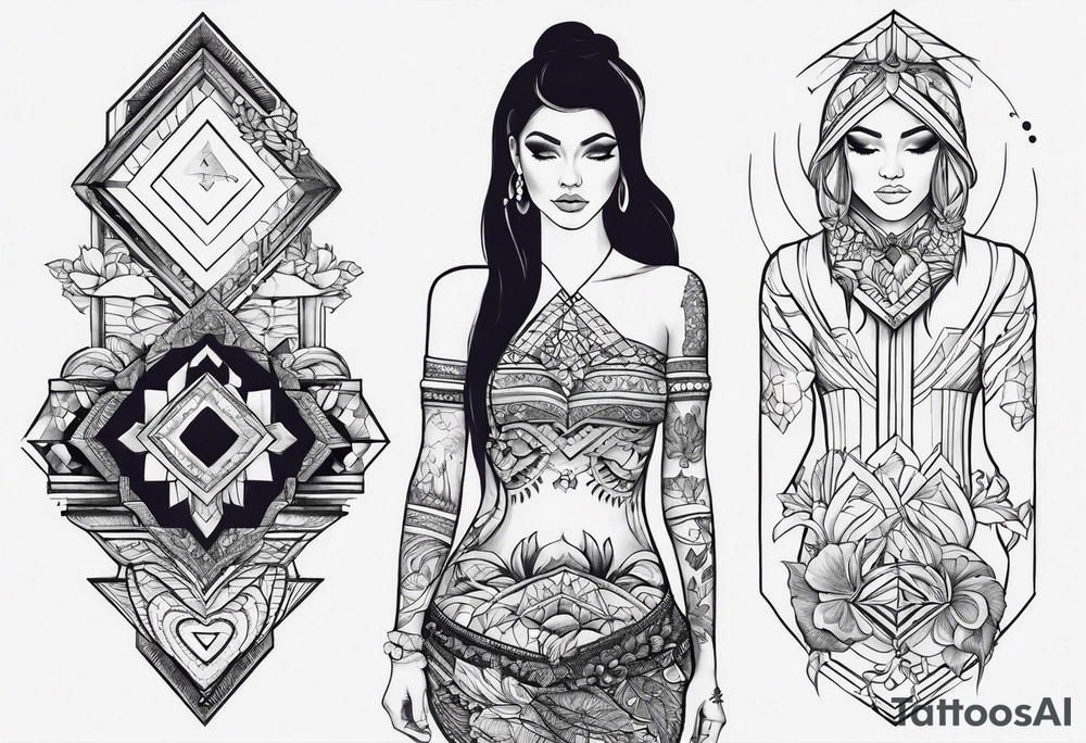 Give a idea for two people to get tattoos that compliment each other that show a “meant to be” type tattoo idea