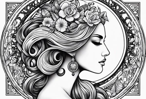 virgo zodiac tattoo idea