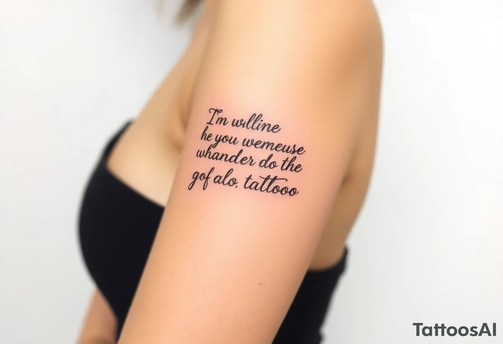 Quotes 
paintbrush tattoo idea