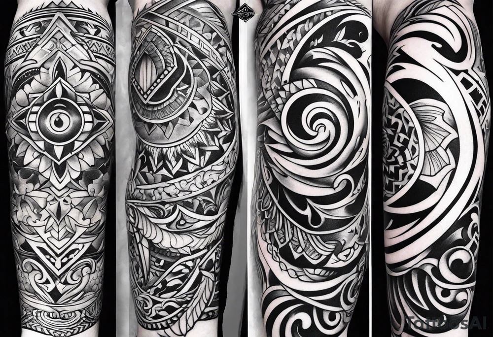 half sleeve tattoo idea