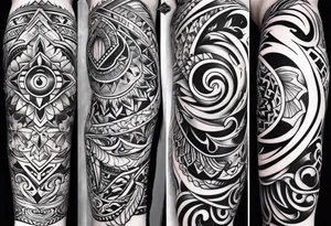 half sleeve tattoo idea