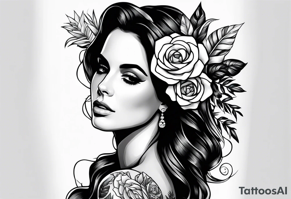 Lana del rey tattoo idea