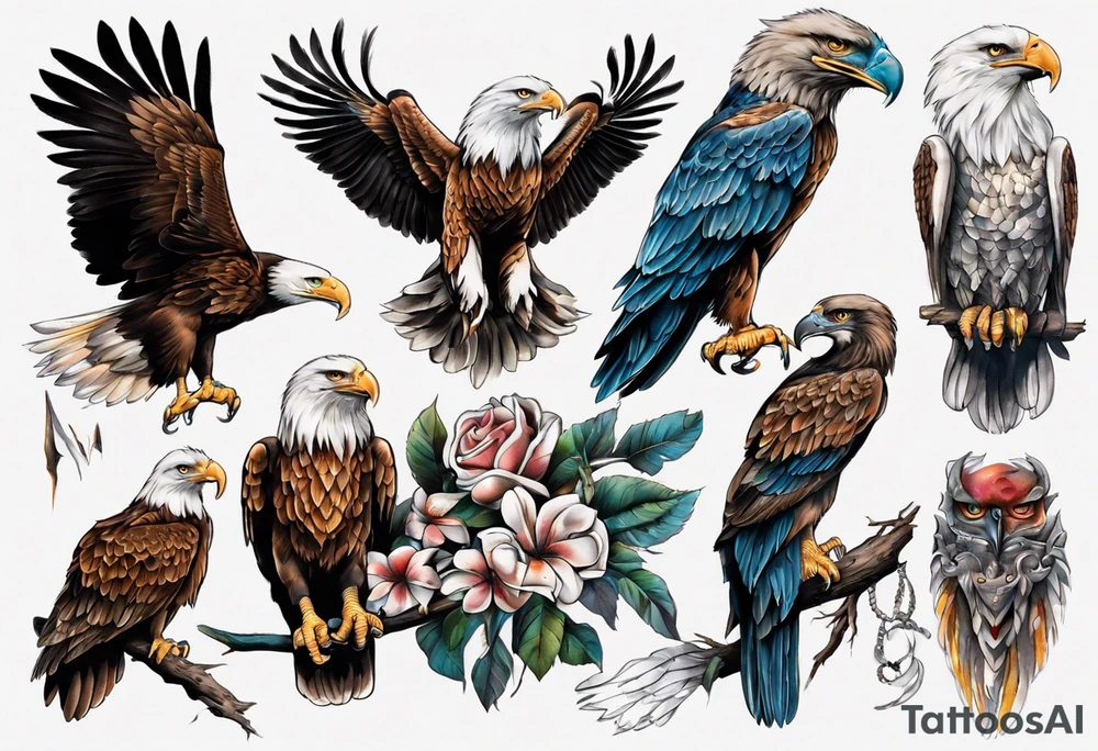 aigle bicéphale tattoo idea