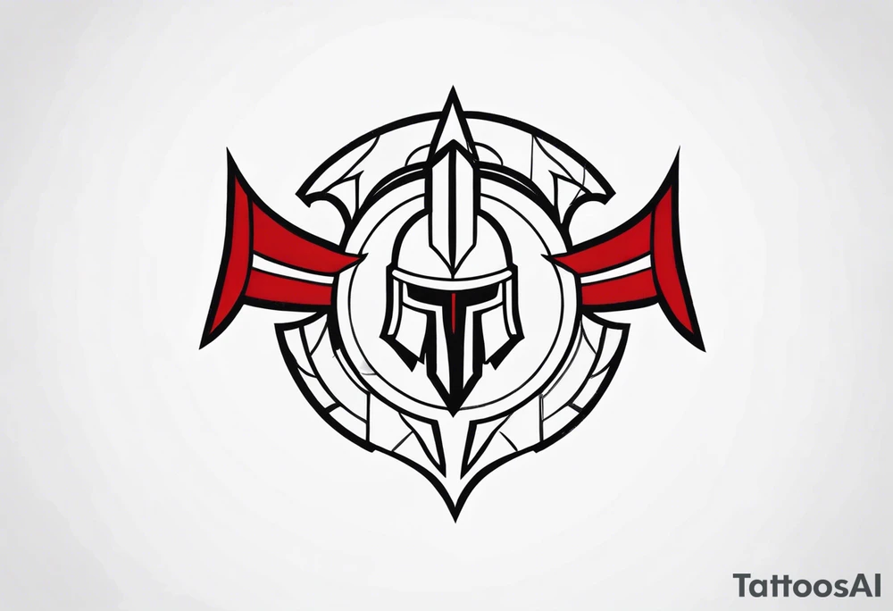 Ancient spartan symbol tattoo tattoo idea