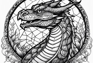 dragon turtle tattoo idea