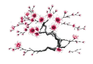 cherryblossom tree tattoo idea
