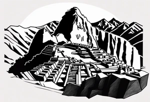 Machu Picchu tattoo idea