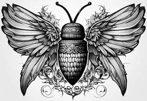 acorn, wings tattoo idea