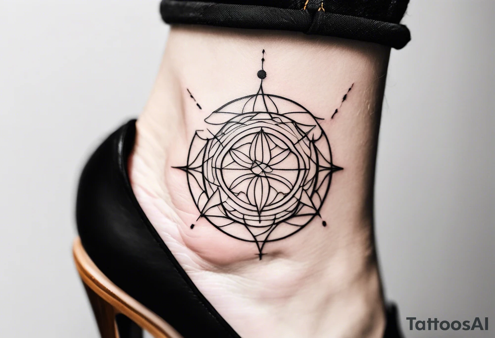 unique minimalist tattoo on ankle symbolizing strength tattoo idea unique minimalist tattoo on ankle symbolizing strength tattoo idea