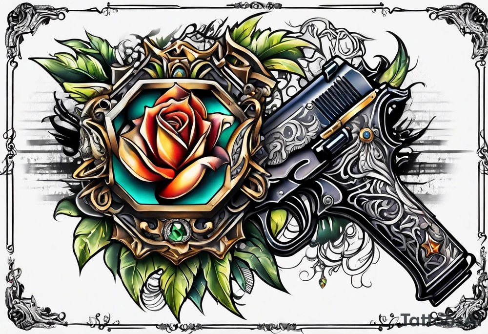 middle finger fuck you tattoo idea